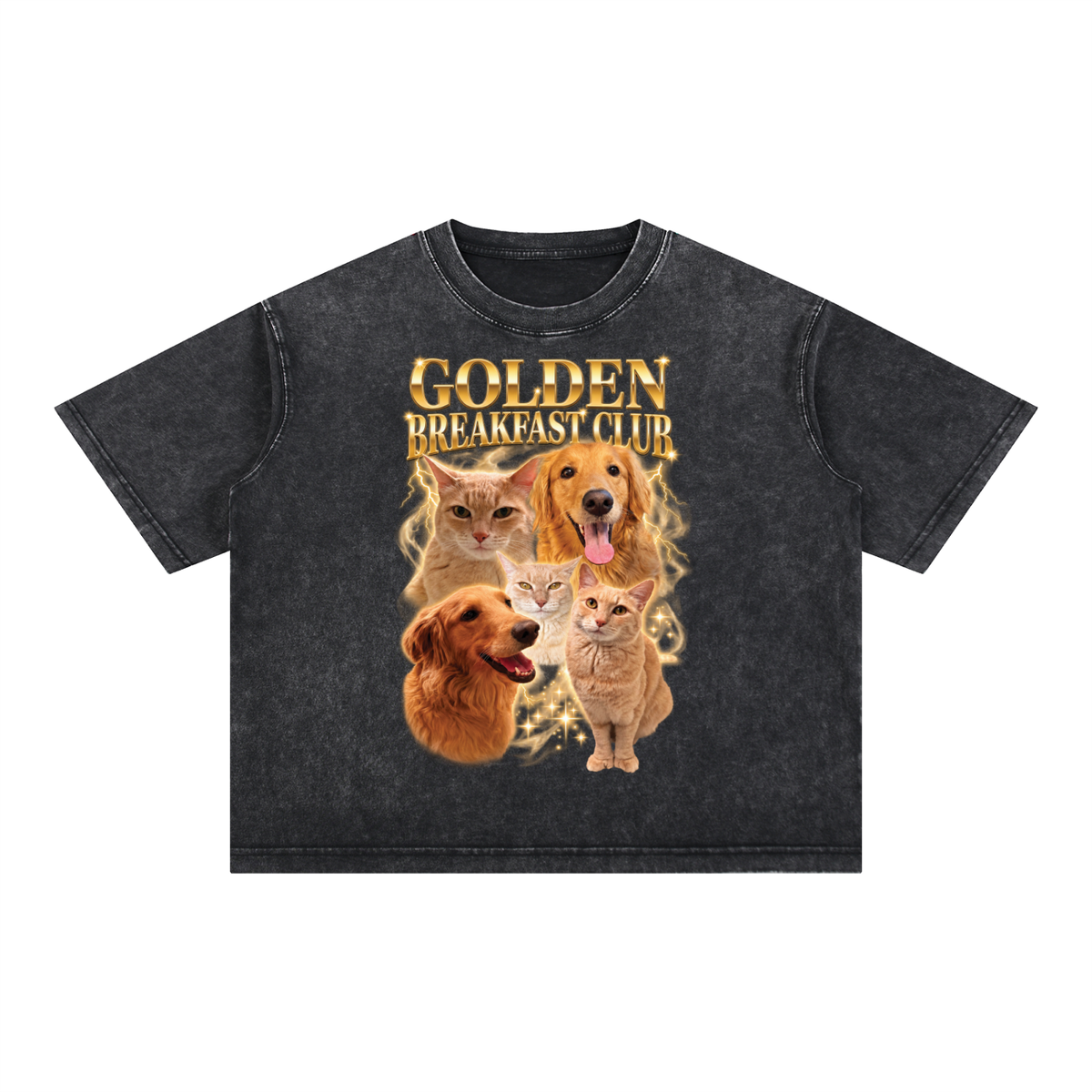 Mineral Wash Boxy Cotton T-Shirt