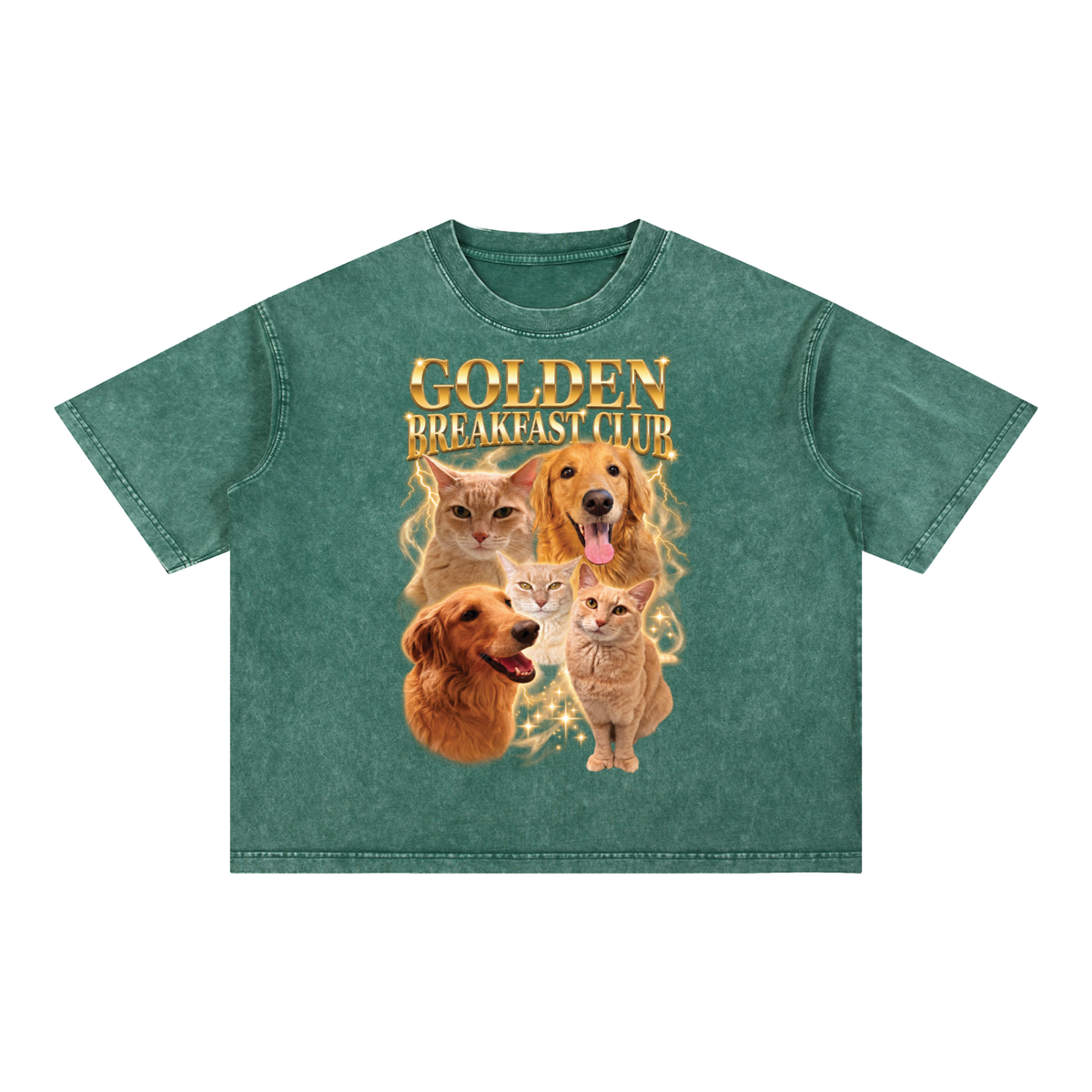 Mineral Wash Boxy Cotton T-Shirt